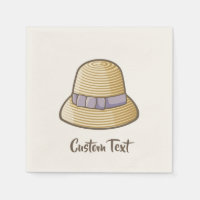 Cloche Gorra Beige