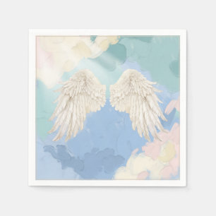 Servilleta De Papel Cloud Nine Angel Wings Baby Shower