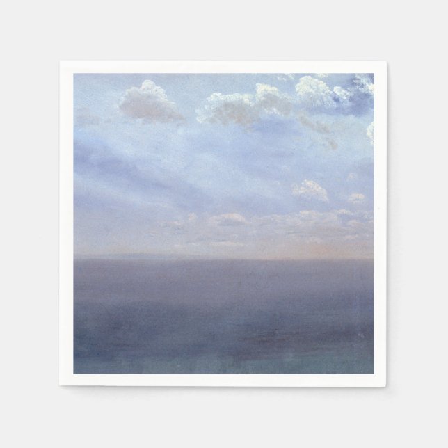 Servilleta De Papel Cloud Study with Sea and Sky - Albert Bierstadt (Anverso)