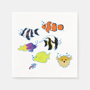 Servilleta De Papel Clownfish y amigos