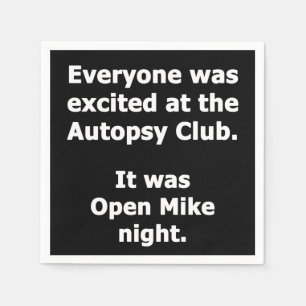Servilleta De Papel Club Autopsy