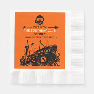 Servilleta De Papel Club de Buceo Shipwreck