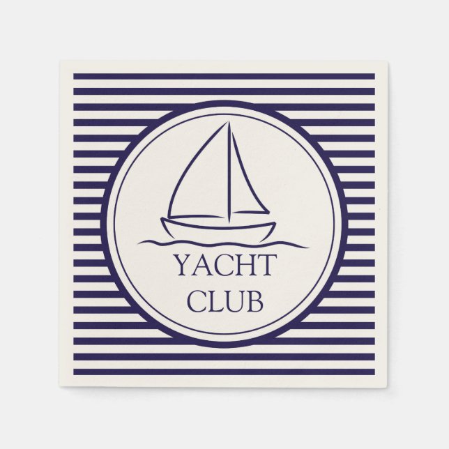 Servilleta De Papel Club de Yates (Anverso)