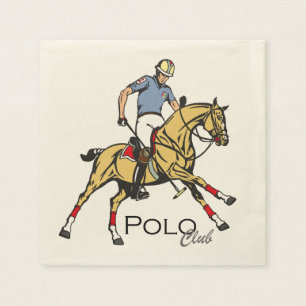 Servilleta De Papel club deportivo ecuestre de polo