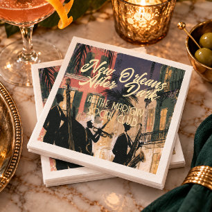 Servilleta De Papel Club Social de Jazz de Nueva Orleans Después de la