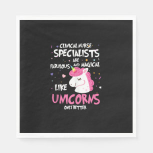 Servilleta De Papel CNS Unicorn Especialistas Clínicos en Enfermería T