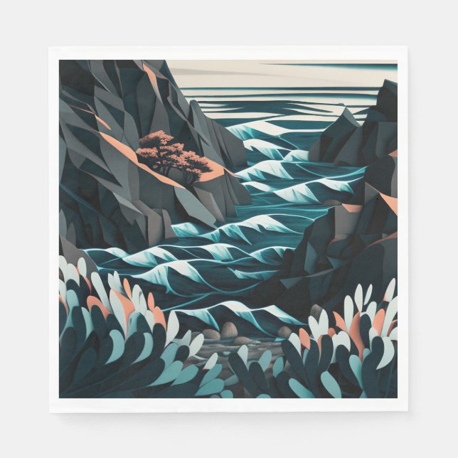 Servilleta De Papel Coastal Energy (Anverso)