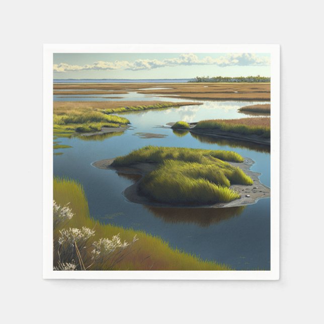 Servilleta De Papel Coastal Tranquility (Anverso)