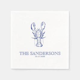 Servilleta De Papel Coastal Wedding Napkin