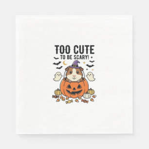 Servilleta De Papel Cobaya de Halloween demasiado linda para ser aterr