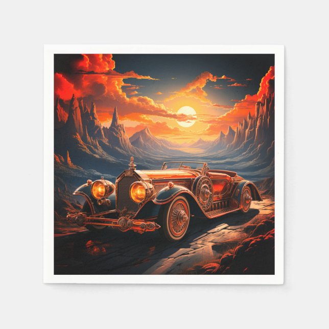 Servilleta De Papel Coche Artsy (Anverso)