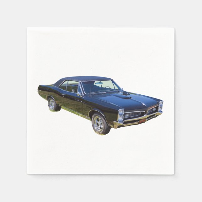 Servilleta De Papel Coche Músculo Pontiac GTO de 1967 (Anverso)