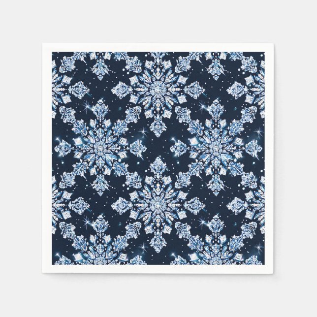 Servilleta De Papel Cochitos azules 3d (Anverso)