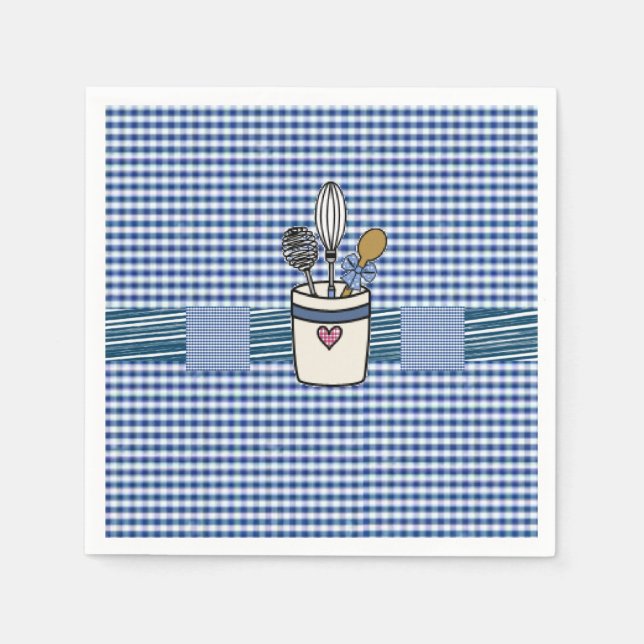 Servilleta De Papel Cocina con servilletas de papel (Anverso)