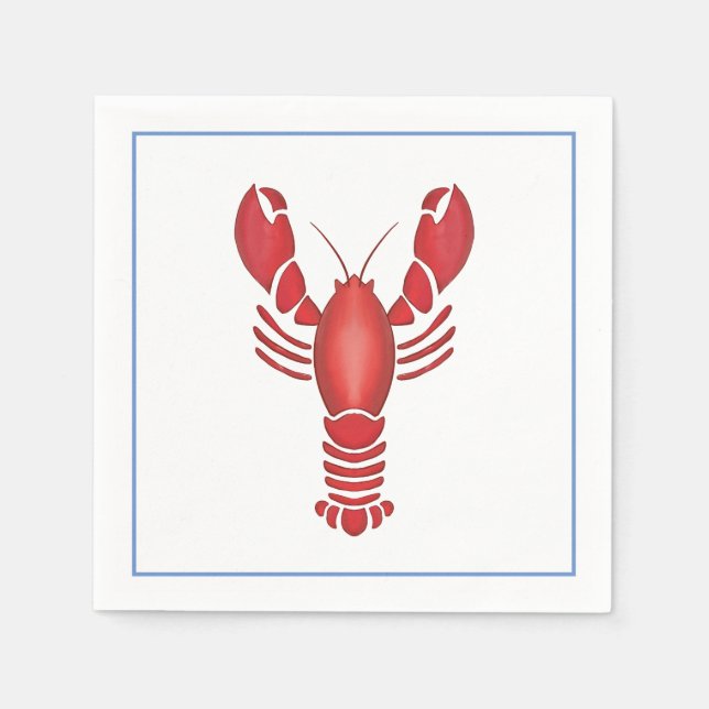 Servilleta De Papel Cocina costera del Lobster Bake Lobster Fest (Anverso)
