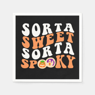 Servilleta De Papel Cocina de Halloween Sorta Dulce Sorta Spooky Napki