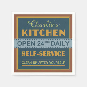 Servilleta De Papel Cocina - nombre personalizado - servilletas de pap