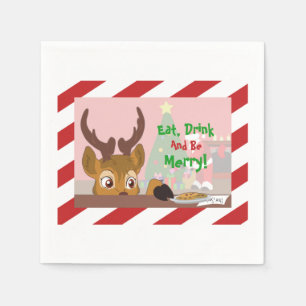 Servilleta De Papel Cocinas de amor a los renos
