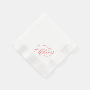 Servilleta De Papel Cockail Napkin: ¡Salud! Boda Napkins