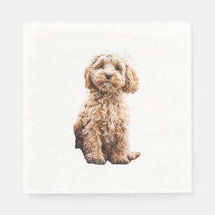 Servilleta De Papel Cockapoo Cavoodle Labradoodle Perro Cachorro Cacho