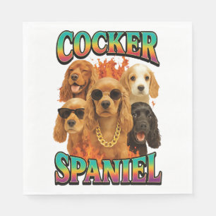 Servilleta De Papel Cocker Spaniel