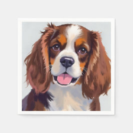 Servilleta De Papel Cocker Spaniel | Pintura de perro mascota