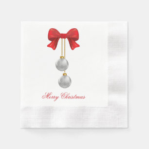 Servilleta De Papel Cocktail acuñado con papel de navidad