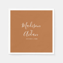 Cocktail de boda personalizada Terracotta