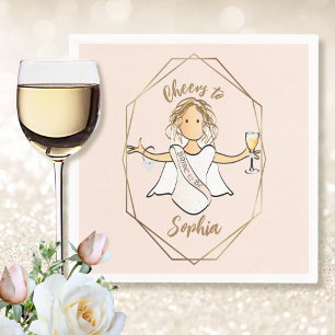 Servilleta De Papel Cocktail de Despedida de Soltera Papel de Boda Reg