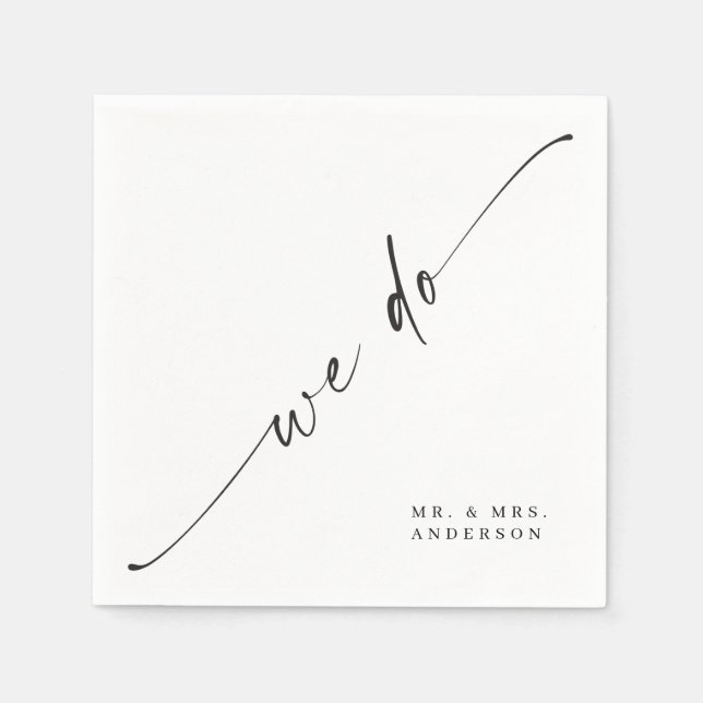 Servilleta De Papel Cocktail Napkin Boda Classic Elegance (Anverso)