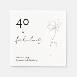 Servilleta De Papel Cocktail Napkin | Customizable Event