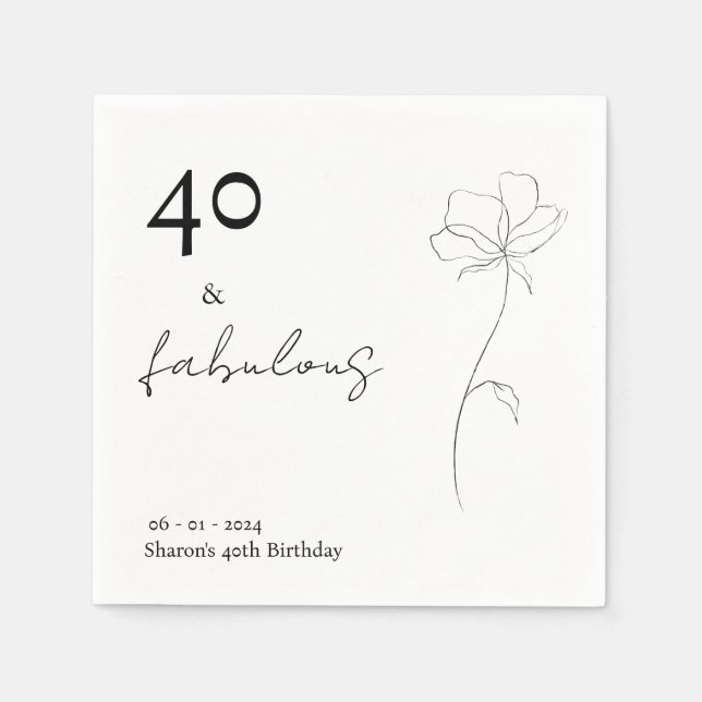 Servilleta De Papel Cocktail Napkin | Customizable Event (Anverso)