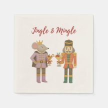 Cocktail Party Jingle Mingle Cascanueces blanco