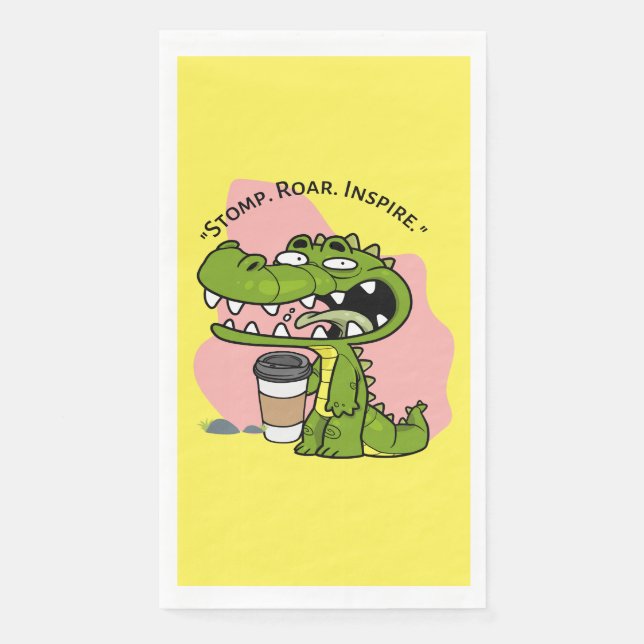 Servilleta De Papel cocodrilo (Anverso)