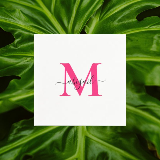 Servilleta De Papel Cóctel blanco con guión corto (Subido por el creador)