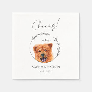 Servilleta De Papel Cóctel Boda Chow Chow