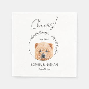 Servilleta De Papel Cóctel Boda Chow Chow
