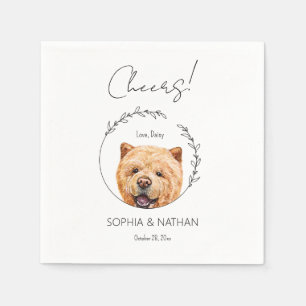Servilleta De Papel Cóctel Boda Chow Chow