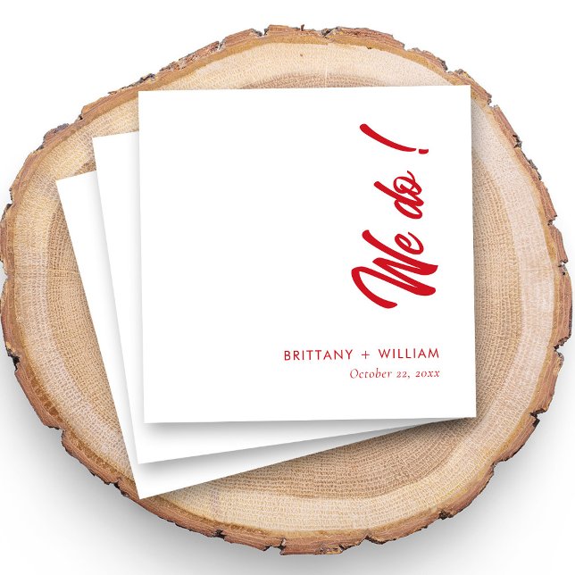 Servilleta De Papel Cóctel Boda personalizado único (Subido por el creador)