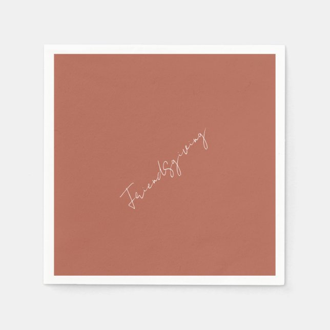 Servilleta De Papel Cóctel de Cinnamon (Anverso)