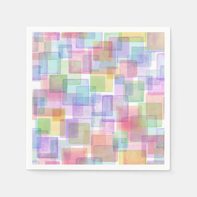 Servilleta De Papel Cóctel de color surtido (Anverso)