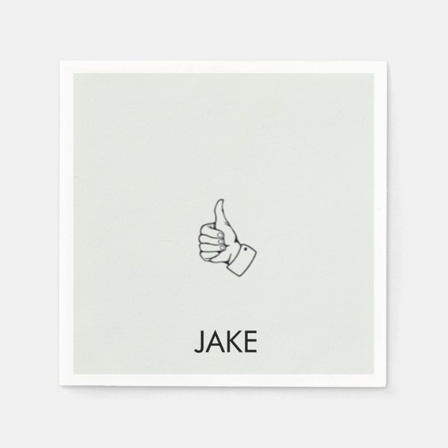 Servilleta De Papel Cóctel de jaulas de retiro personalizado para arri (Anverso)