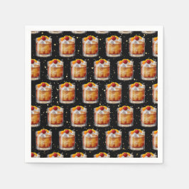 Servilleta De Papel Cóctel de moda antiguo