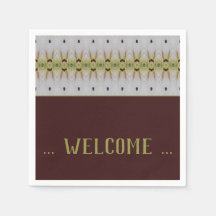 Cóctel de papel del diseñador con patrones de moda