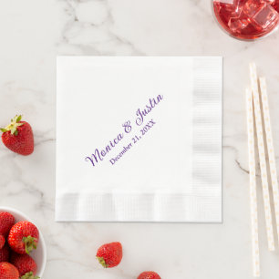 Servilleta De Papel Cóctel de recepción de boda