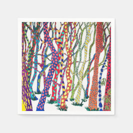 Servilleta De Papel cóctel fiesta de servilletas silvestres