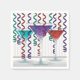 Servilleta De Papel Cóctel luminoso y cinta