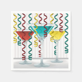 Servilleta De Papel Cóctel luminoso y cinta