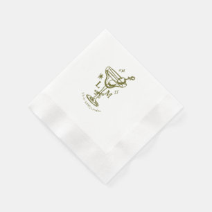 Servilleta De Papel cóctel personalizado boda de verano caja de cerill