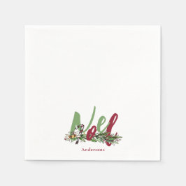 Servilleta De Papel Cóctel personalizado Noel navidad